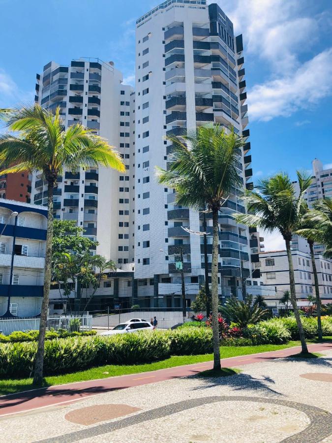 Apto com vista mar PÉ NA AREIA Praia Grande  Exterior foto