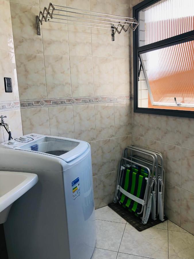 Apto com vista mar PÉ NA AREIA Praia Grande  Exterior foto